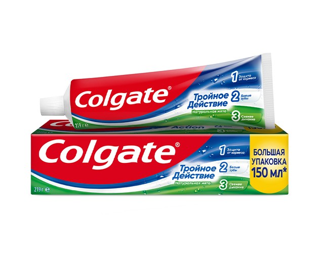 Colgate კბილის პასტა Triple Action 150მლ